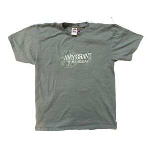 Vintage 90s Amy Grant Time Again Christian Concert T Shirt Unisex LG CCM Faith